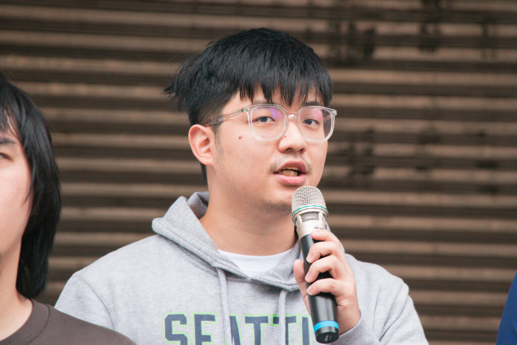 台灣經濟民主連合智庫黃承瀚研究員。